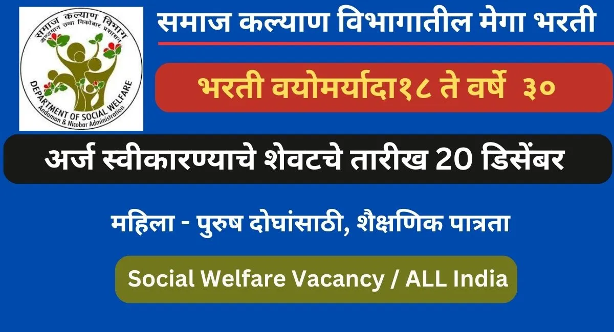 social welfare vacancy