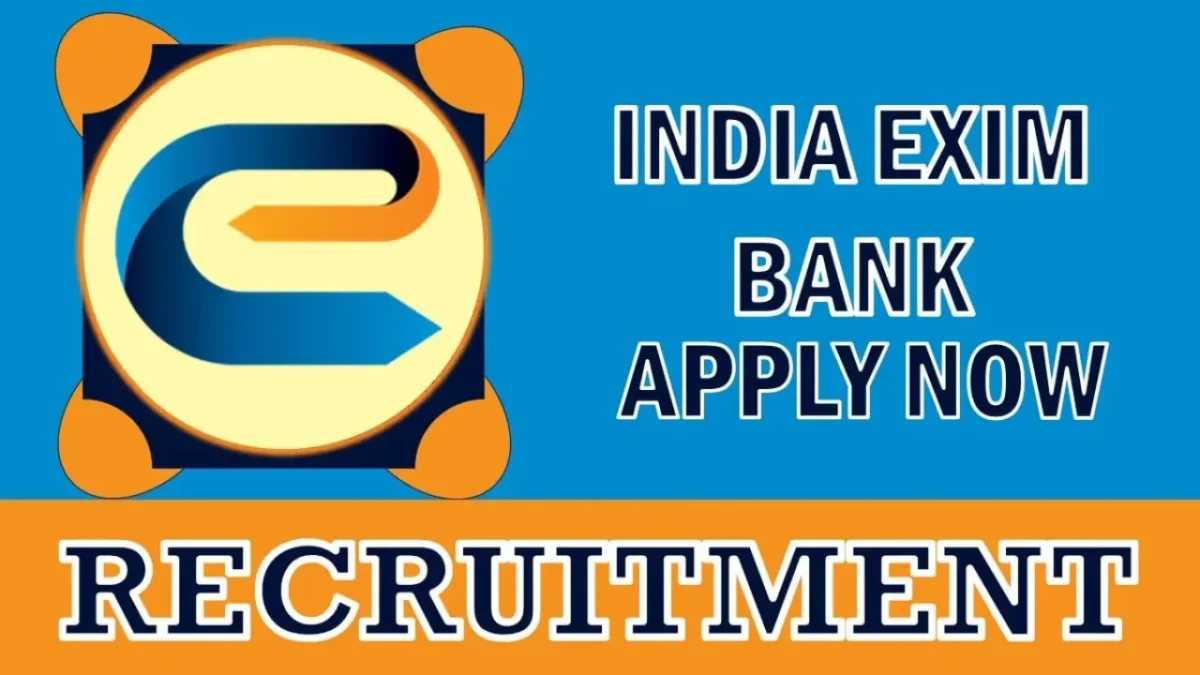 india exim bank recruitment 2024