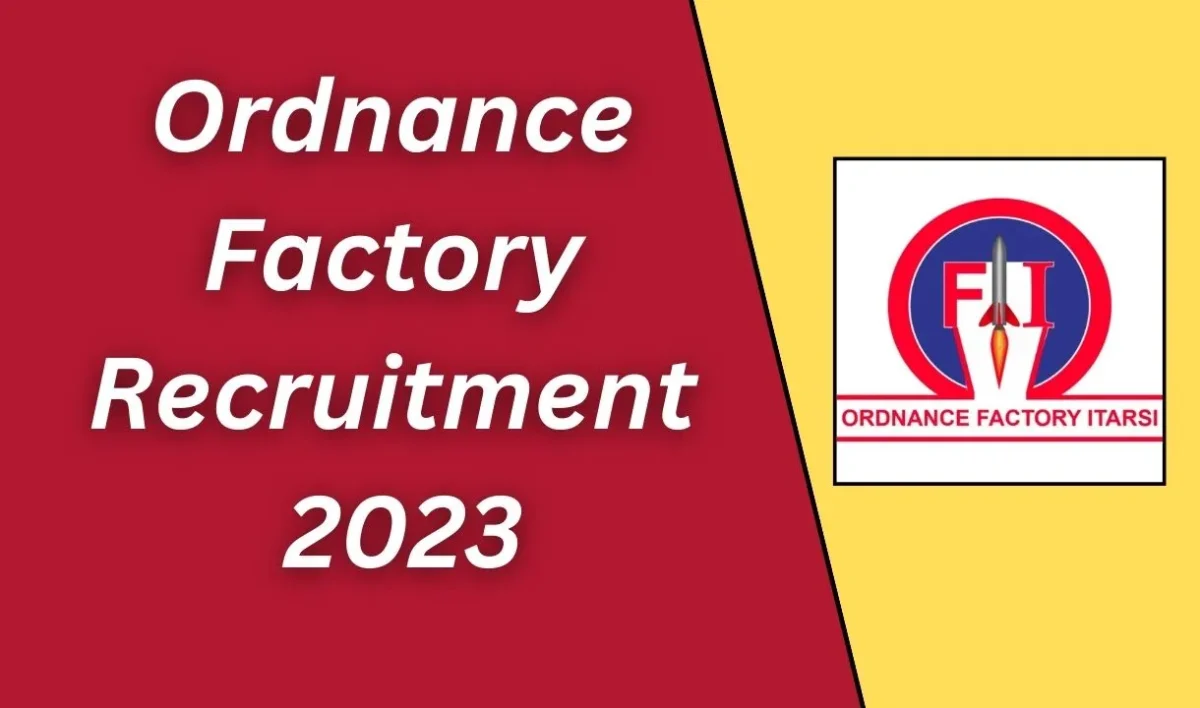 ordnance factory vacancy